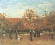 The Bois de Boulogne with People Walking (nn04) Vincent Van Gogh